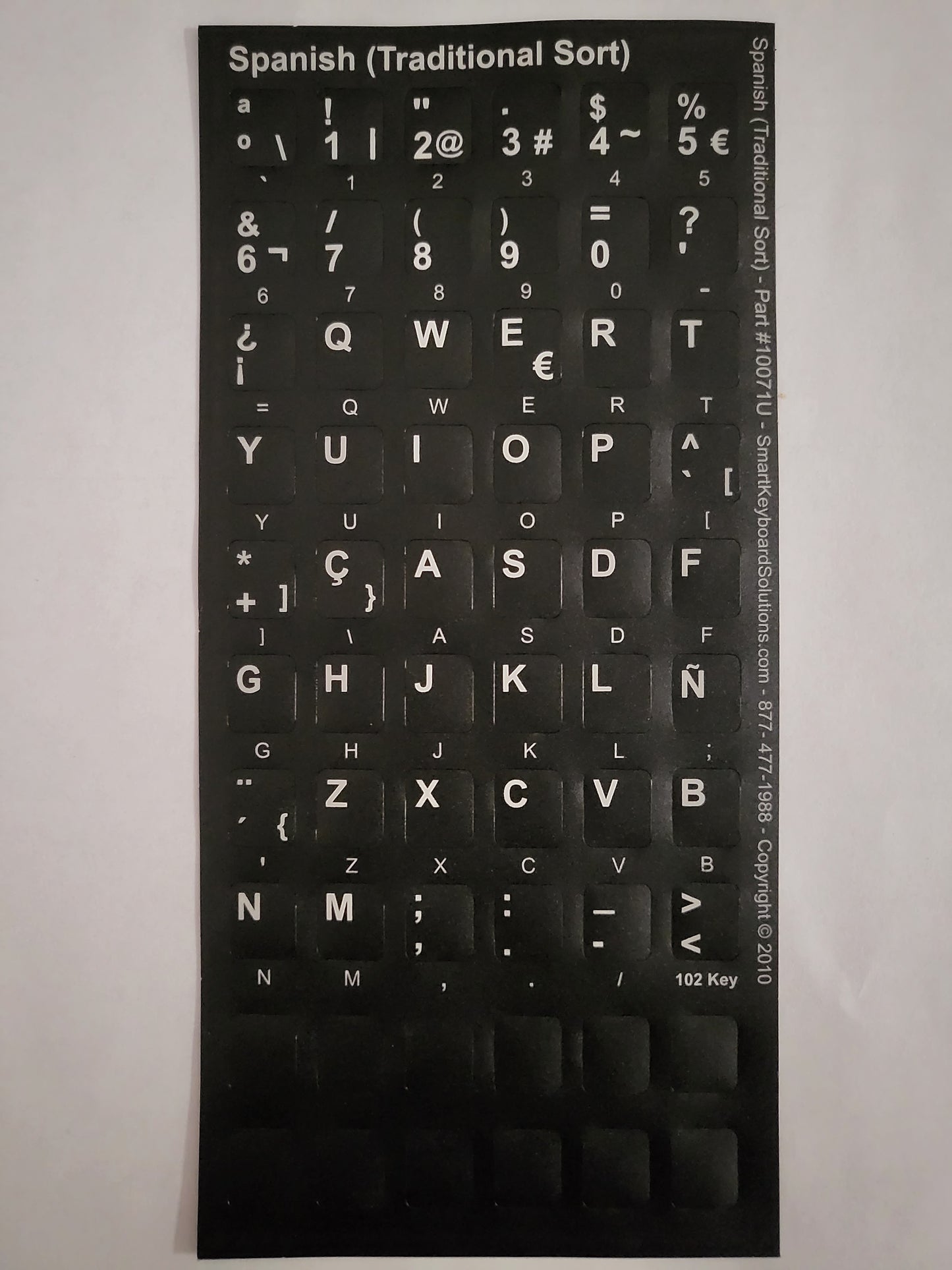 Spanish Keyboard Labels