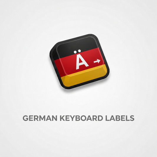 Upgrade Your Keyboard with Durable, High‑Quality German Language Labels