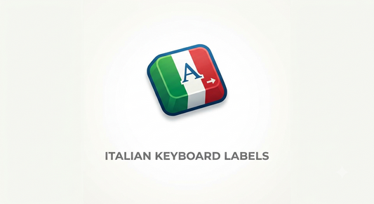 Create a Clear Italian Keyboard Layout with Durable, High‑Quality Stickers