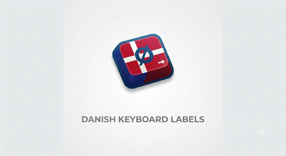 Enhance Your Keyboard with Durable, High‑Quality Danish Language Labels