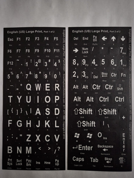 Large Print Keyboard Labels: The Essential Upgrade for Better Visibility and Accessibility