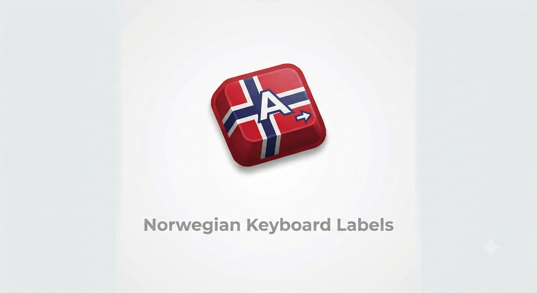 Create a Clear Norwegian Keyboard Layout with Durable, High‑Quality Stickers