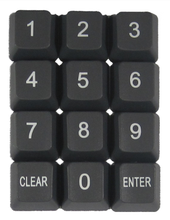 Genovation 12 Keys Set 0-9, Clear, Enter & Puller