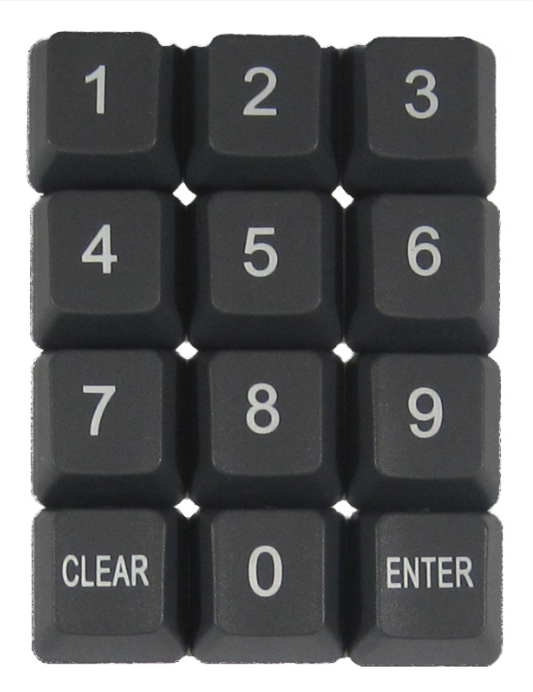Genovation 12 Keys Set 0-9, Clear, Enter & Puller