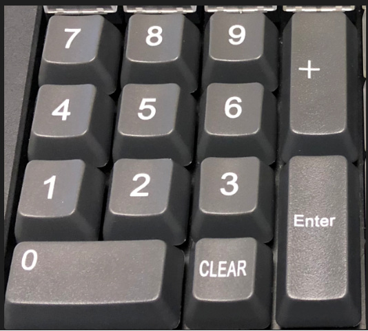 Genovation 13 Keys Set, 0-9, Clear & 1x2 Enter, +, Puller