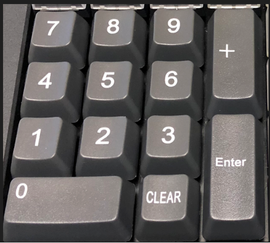 Genovation 13 Keys Set, 0-9, Clear & 1x2 Enter, +, Puller