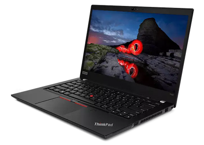 Lenovo ThinkPad T490 laptop cover with keyboard and trackpad openings