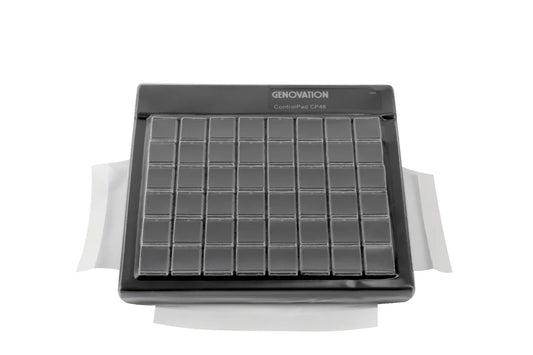 Genovation CP48 keypad cover, dark gray with raised square keypad grid