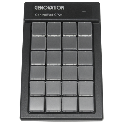 Genovation CP24 DB9 serial keypad with 4x4 button layout