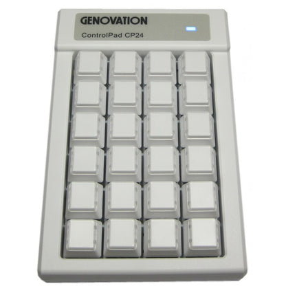 Genovation CP24 MAC USB keypad with 16 white square keycaps