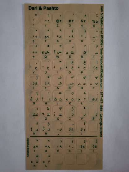 Dari Keyboard Labels
