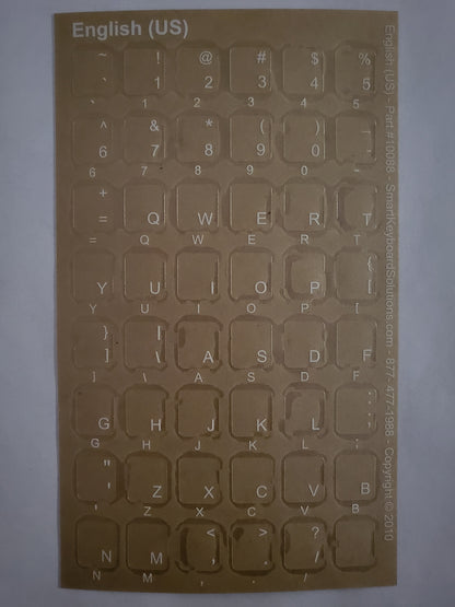 English Keyboard Labels