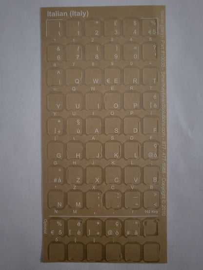 Italian Keyboard Labels