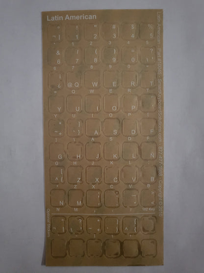 Latin American Keyboard Labels