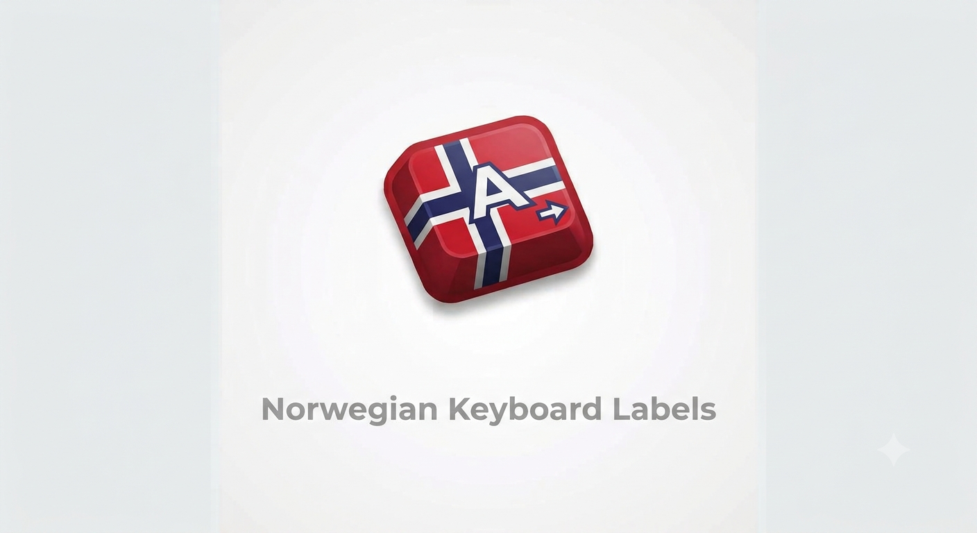 Norwegian Keyboard Labels