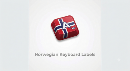Norwegian Keyboard Labels