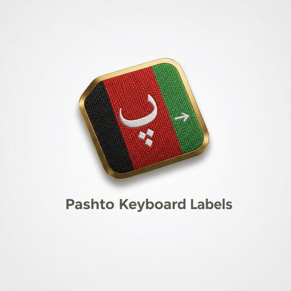 Pashto Keyboard Labels