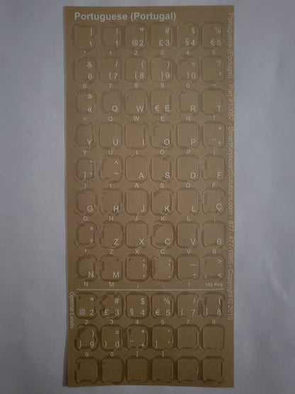 Portuguese Keyboard Labels