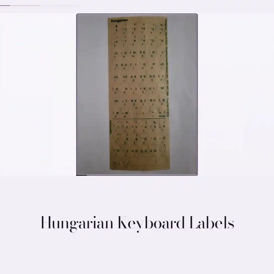 Hungarian Keyboard Labels by@Outfy