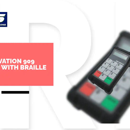 Genovation 909 MiniTerm with braille by@Outfy