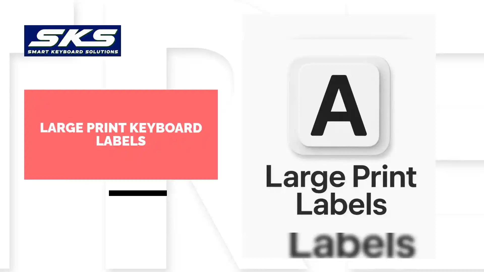 Large Print Keyboard Labels by@Outfy
