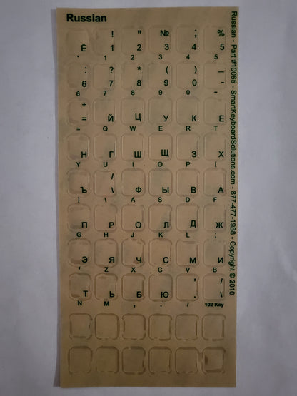 Russian Keyboard Labels