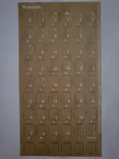 Russian Keyboard Labels
