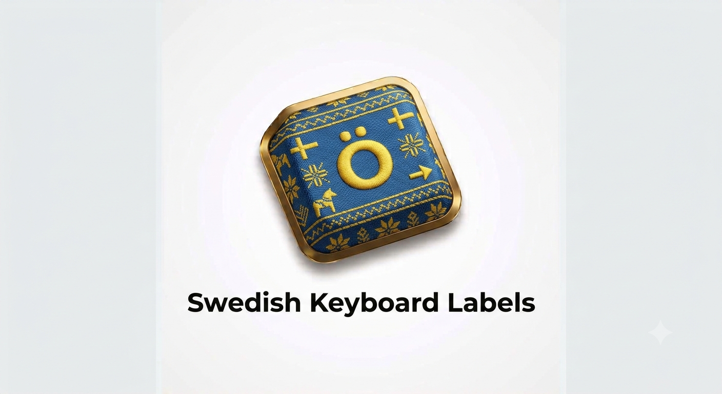 Swedish Keyboard Labels