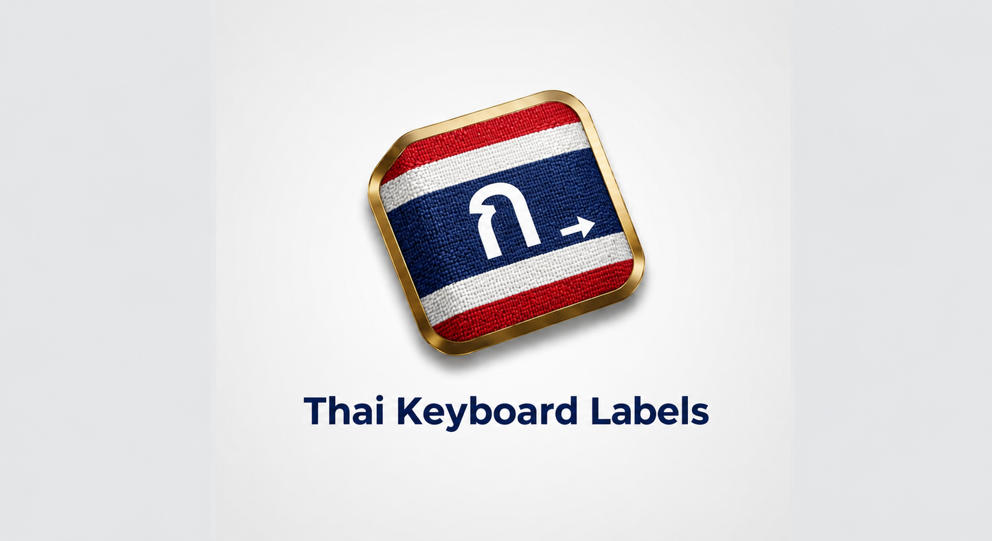 Thai Keyboard Labels